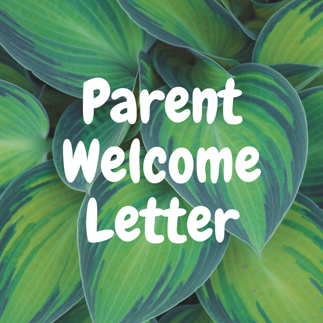  Parents Welcome Letter
